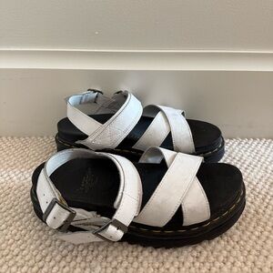 Dr Marten White Sandals